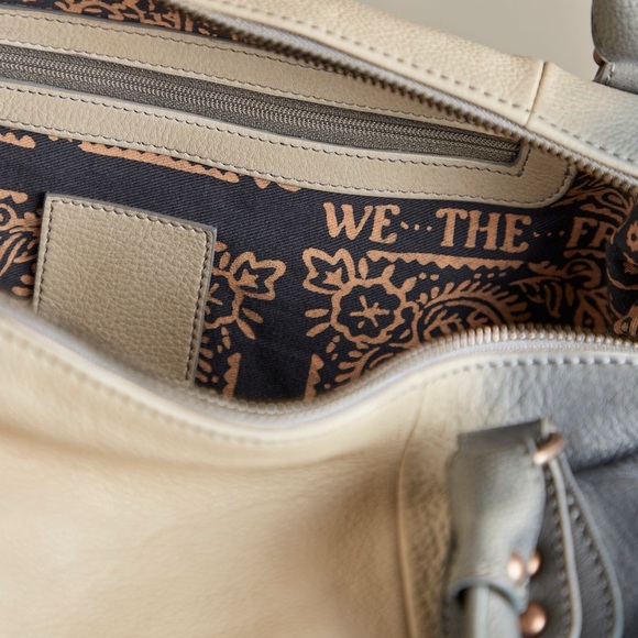 Free People We The Free Ombre Emerson Tote Bag Italian Straw Ombré NWT - Picture 5 of 5